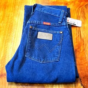 NWT Wrangler 0x34 Blue Jean Western Riding Rodeo